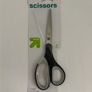 Up & Up Black and Silver Office Scissors